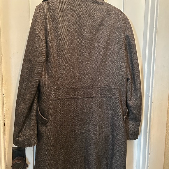 Zara Man Wool Coat Brown - Picture 2 of 4